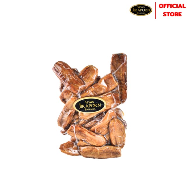 จิราพร กล้วยตากธรรมชาติ ชนิดแบน (แพ็คสูญญากาศ ขนาด 500g.) - 