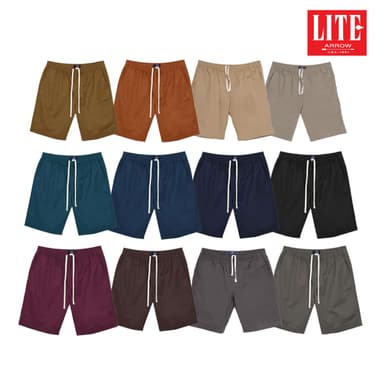 ARROW LITE กางเกงขาสั้นเอวยางยืด Cotton 100%