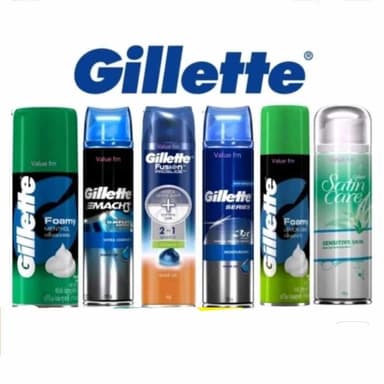 โฟมโกนหนวด 200มิล ยิลเล็ตต์ Gillette Foamy Shaving Foam หลายสูตรให้เลือก