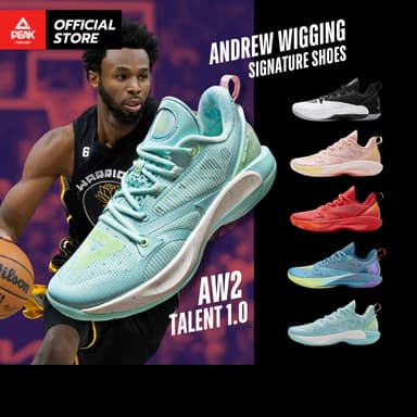 PEAK Andrew Wiggins "AW2-Talent 1.0" ET41057A รองเท้าบาสเกตบอล แอนดรูว์ วิคกิ้นส์ นุ่ม เบา เพิ่มประสิทธิภาพในการเล่น