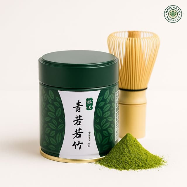 ผงมัทฉะชาเขียว เกรดพรีเมี่ยม โทนถั่ว แบบกระปุก ขนาด 35g Qing