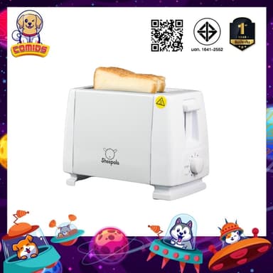 เครื่องปิ้งขนมปังรุ่นใหม่ สำหรับใช้ในครัวเรือน เครื่องทำอาหารเช้าแบบมัลติฟังก์ชั่น2ชิ้น