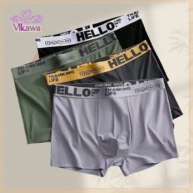 Preferred กางเกงใน hello กางเกงใน boxer ผู้ชาย ราคาถูก เสื้อเท่ห์ เนื้อผ้านิ่ม สวมใส่สบาย Men Underwear