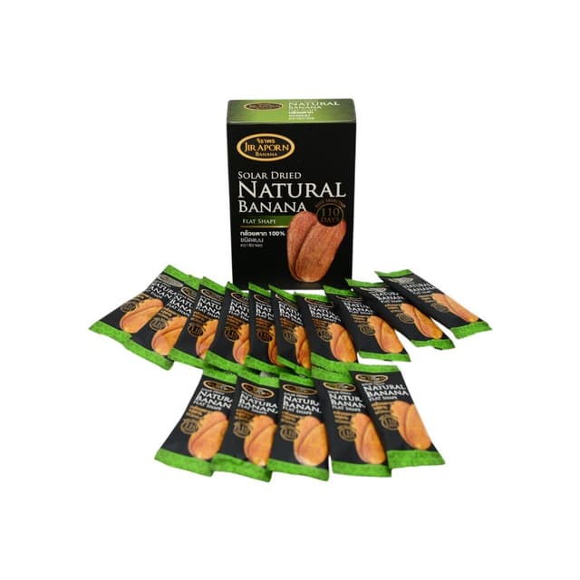 จิราพร กล้วยตาก 100% (ชนิดแบน ขนาด 400g.) - JIRAPORNFOOD