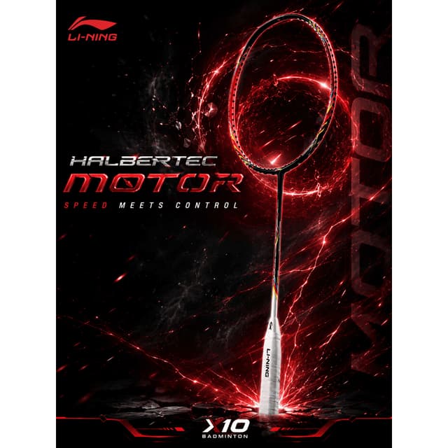 Li-Ning HALBERTEC MOTOR ไม้แบดมินตัน 4U 5U สายคอนโทรล Lining