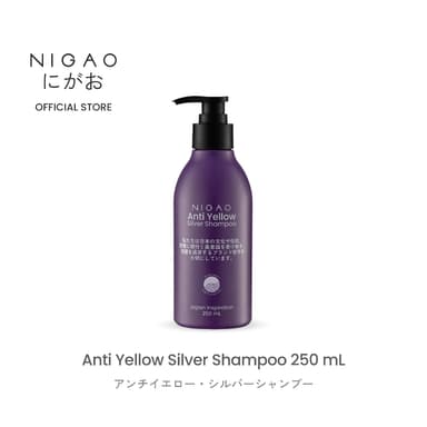 [แชมพูม่วง] NIGAO Silver Shampoo Anti Yellow | นิกาโอะ แชมพู สระผม สำหรับ ผมกัดสี สีเทา 250 mL