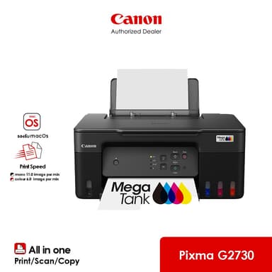 [จำกัด 2 เครื่อง/ออเดอร์] Canon เครื่องพิมพ์มัลติฟังก์ชันอิงค์เจ็ท รุ่น PIXMA G2730 (เครื่องปริ้น ปริ้นเตอร์ พิมพ์)