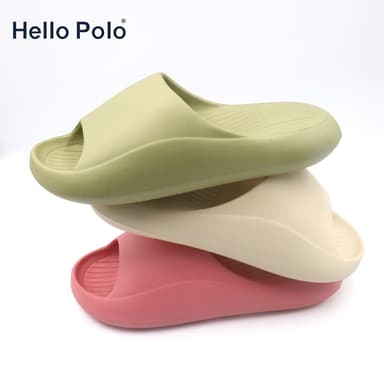 Hello Polo รองเท้าแตะผู้หญิง รองเท้านิ่มเหมือนเหยียบขี้ ลายอุ้งเท้าแมวน่ารัก พื้นหนา กันลื่น เหมาะกับฤดู HP8004