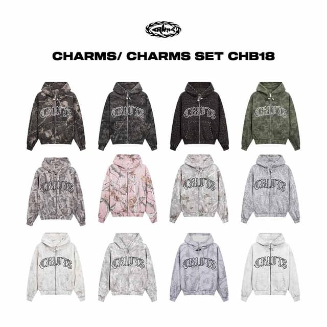 Cruehawts เสื้อสวมหัว Charms/ Charms Set CHB18