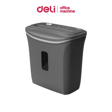 Deli เครื่องทำลายเอกสาร เครื่องย่อยA4 Auto 12L ครั้งละ 6p ย่อย 4x30mm เสียงเบา ≤80dB Paper Shredder