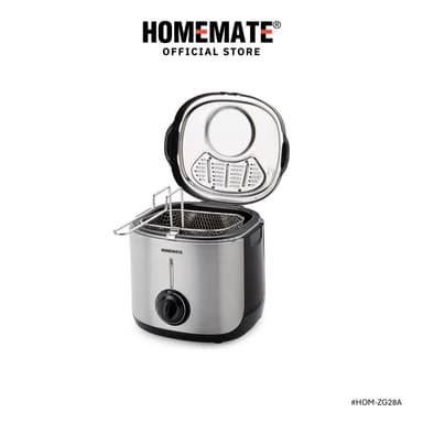 HOMEMATE หม้อทอดไฟฟ้า 1.2 ลิตร รุ่น HOM-ZG28A
