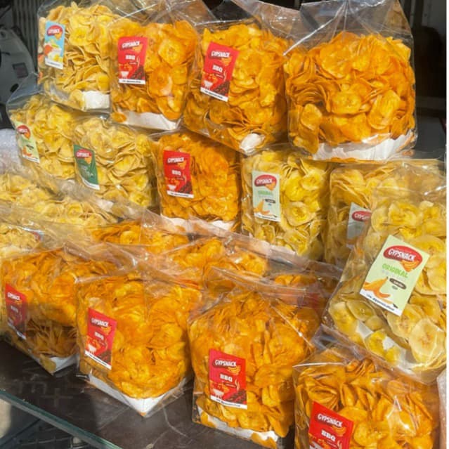 [ถุงครึ่งโล 500g] 12 รสชาติ กล้วยฉาบ GYPSNACK 🍌✨กล้วยหินแท้