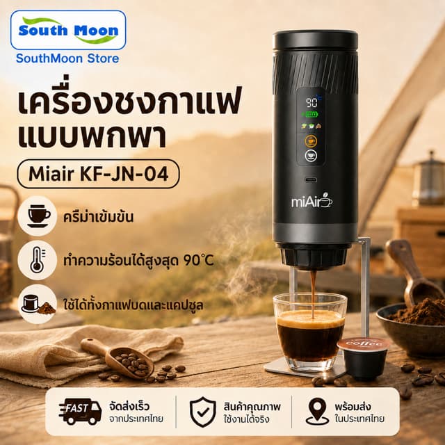 Miair Handheld Espresso Maker รุ่น เครื่องชงกาแฟแบบพกพารุ่นโ