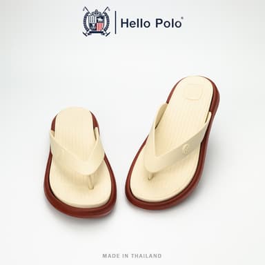 Hello Polo รองเท้าแตะผู้หญิง รองเท้าเปิดส้น รองเท้าแตะคีบ อ่อนนุ่ม เบาสบาย กันลื่นและทนทาน วัสดุEVA แฟชั่นฤดูร้อน HP8068