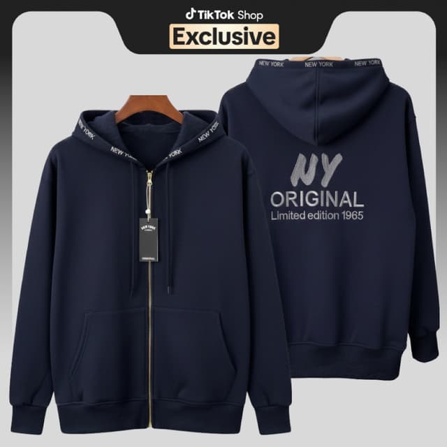 เสื้อกันหนาวNEW YORK เสื้ิแขนยาว งานปัก พรีเมี่ยม