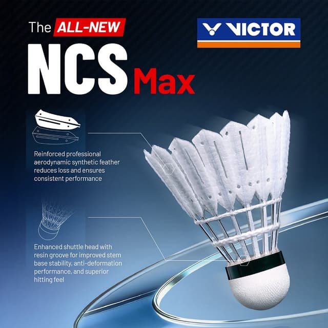 VICTOR CARBONSONIC PRO MAX NCS MAX  ลูกแบดคาร์บอนรุ่นใหม่ล่า