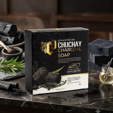 สบู่ Chuchay น้ำมันนวดช่วยระงับกลิ่นน้องชาย  ขนาด 30 กรัม พร้อมส่ง