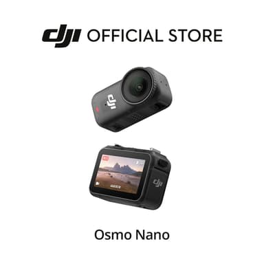 [พร้อมส่ง 128GB] DJI Osmo Nano - Action Camera | 1/1.3 Sensor 4K | เเถบเเม่เหล็ก 2 ด้าน | เเบตเตอรี่ใช้คู่กัน 2