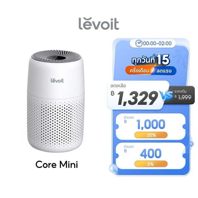 [สินค้าพร้อมส่ง] Levoit Core Mini Air Purifier PM2.5 เครื่อง