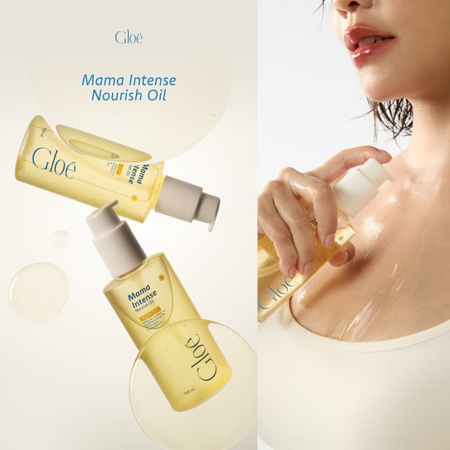 Gloé Mama Intense Nourish Oil โกลว์ ออยมาม๊า ออยบำรุงผิวกาย 