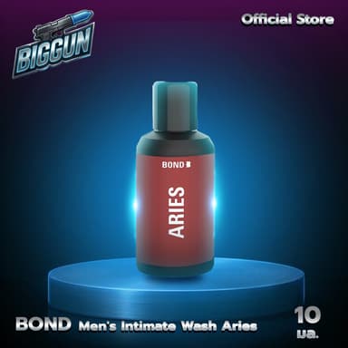 Bond Men's Intimate Wash Aries สูตรอุ่น กลิ่นหอม ล้างทำความสะอาดน้องชาย ขนาด 10 ml. (1 ขวด)