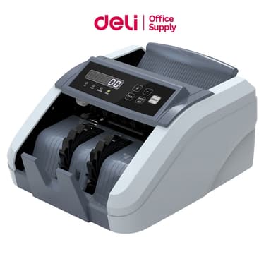 [แถมฟรี] Deli เครื่องนับเงิน จอดิจิตอล เครื่องนับแบงค์ รองรับหลายสกุลเงิน มี 4-7 โหมด Bill Counter