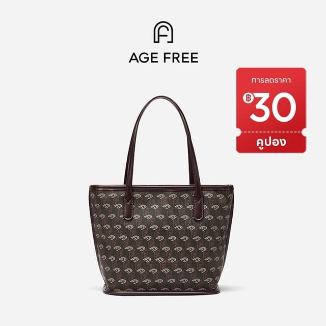 AGE FREE Mini Tote Bag กระเป๋าสะพายไหล่ทรงเก๋ไก๋สไตล์เรโทร ห