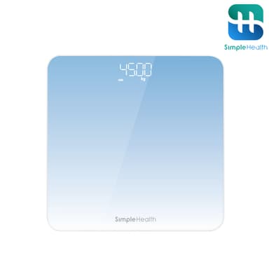 Simple Healthcare เครื่องชั่งน้ำหนักดิจิตอล แม่นยำ 180kg Digital Scale LED ใช้งานง่าย รับประกัน 1 ปี