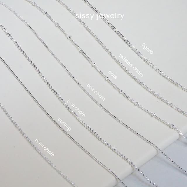 SissyJewelry // สร้อยคอเงินแท้ (สร้อยเปล่า)