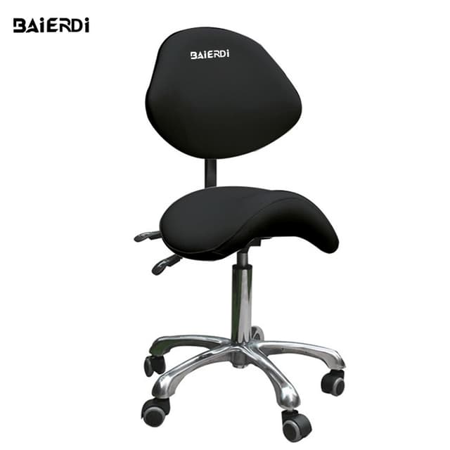 BAIERD Iเก้าอี้อานม้า เก้าอี้ร้านเสริมสวย มัลติฟังก์ชั่ปรับอ