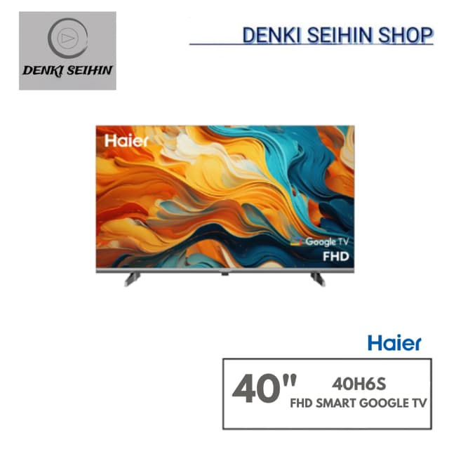 Haier TV 40 นิ้ว รุ่น 40H6S FHD HDR10 Smart Google TV with D