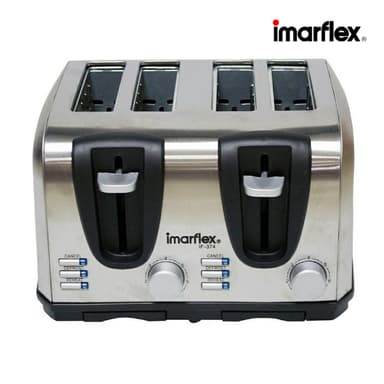 IMARFLEX_29 เครื่องปิ้งขนมปัง 4 แผ่น สแตนเลส  IF-374