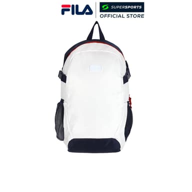 FILA White กระเป๋าเป้ผู้ใหญ่ สีขาว